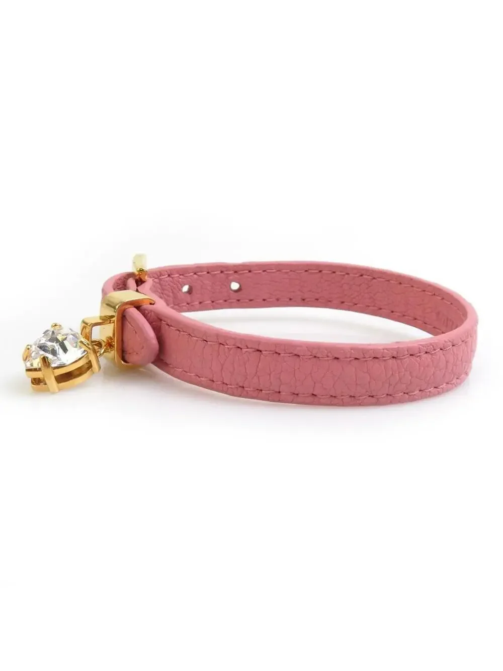 Auth Miumiu Bracelet Pink/Gold #302831M10B